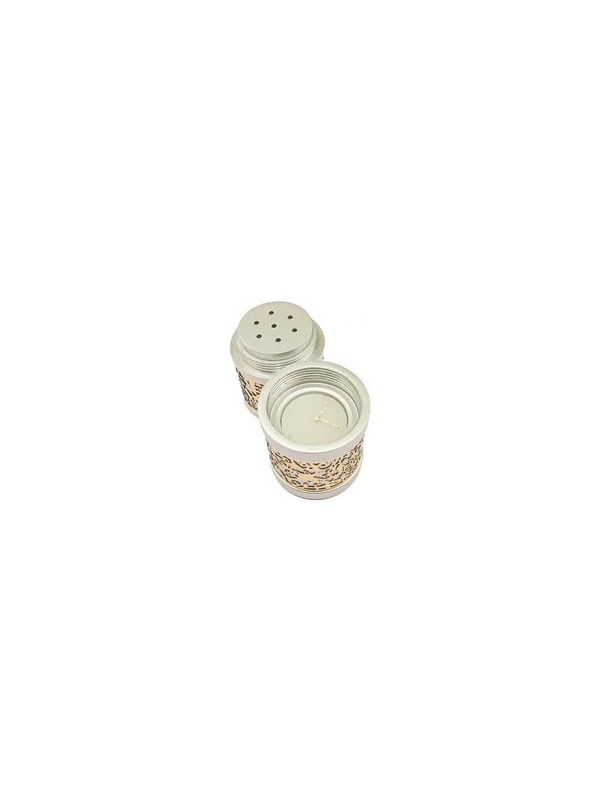 Lasercut Pomegranate Design Aluminum Travel Havdal | Havdalah Sets & S
